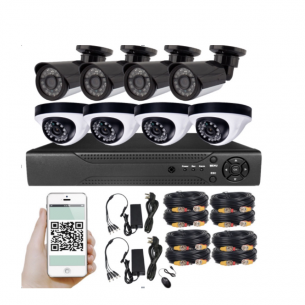 Kit Dvr x 8 Camaras full Hd 